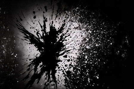 White paint spatter creative sprayの素材