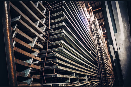 storage of steel and iron materialsの素材