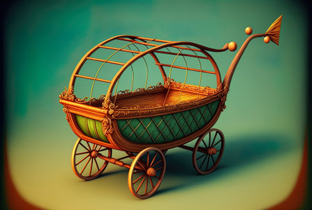 wonderful vintage ancient transport basketの素材