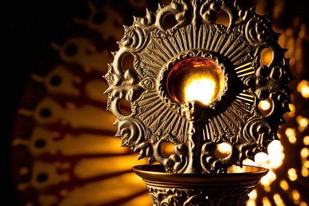 idea or composition behind the eucharist up closeの素材