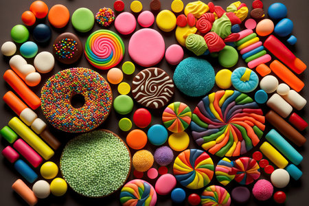 coloured sweetsの素材