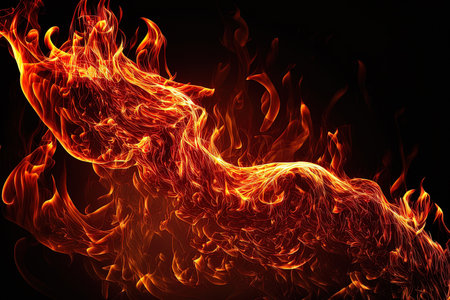 blaze fire flame texture backgroundの素材