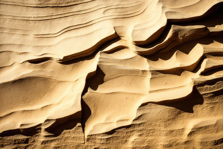 Sandstone surface texture serving as a backdropの素材