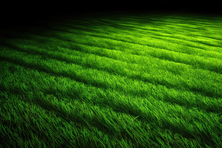 texture of green grass as a background football field or golf courseの素材
