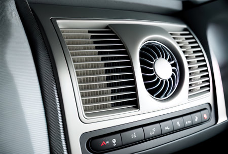 Detailed air conditioning and ventilation in a carの素材