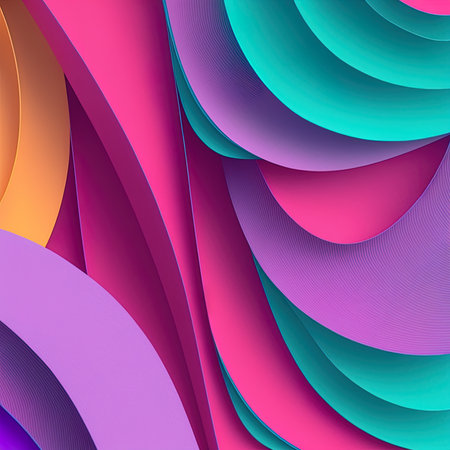 Background in paper style. Abstract colorful background.の素材