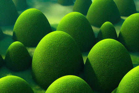 cones nature backgroundの素材