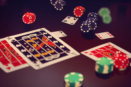 casino bingo 3d render 3d rendering illustrationの素材