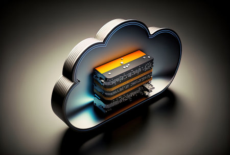 Online data storage and cloud computing for changing and sharing dataの素材