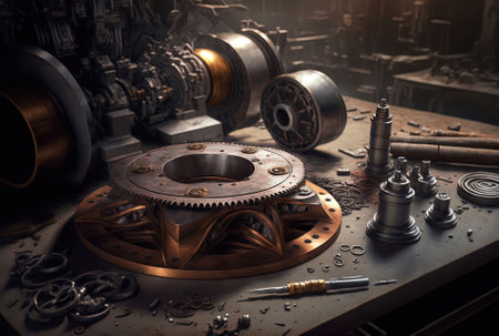 Metal preparations are prepared for the upcoming processing stageの素材