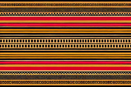 modern aztec geometrical ethnic border design compositionの素材