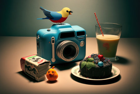 Still life of a social media notionの素材