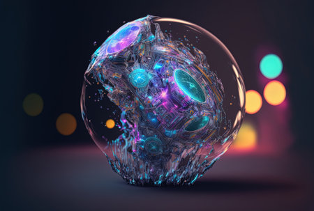 holographic idea for artificial intelligence, machine learning, and roboticsの素材