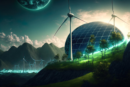 Utilizing digital technology to provide green energy alternativesの素材