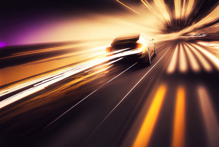 slowed down light speed shiny hazyの素材