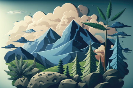 Cannabinoids in the Rocky Mountainsの素材