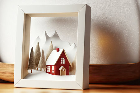 Christmas lovely home picture frame ideaの素材