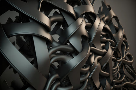 a weave of dark metalの素材