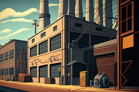 background with an industrial feelの素材