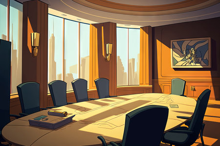 conference room interiorの素材