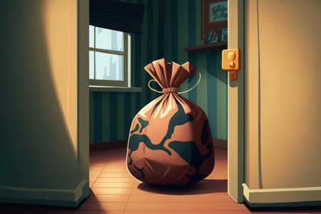 bomb in a bag in the roomの素材