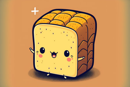 a loaf of Japanese bread from the bakeryの素材