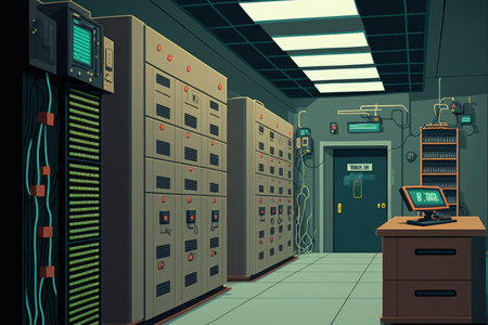 Data center and server roomの素材