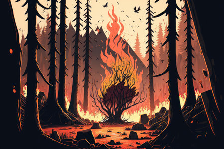 Forest Fire Aftermathの素材