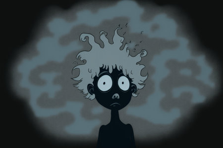 Haze with Texture on a Black Backgroundの素材