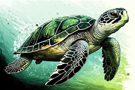 The Hawksbill Turtleの素材