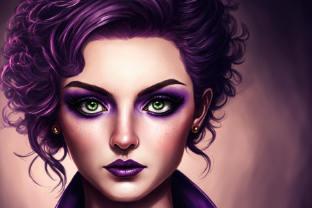 purple eyeshadowの素材