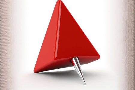 pin, push clipping path includedの素材