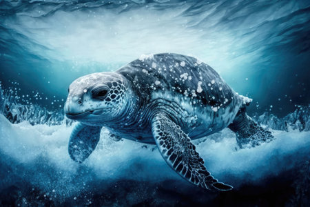 Reprieve of endangered leatherbacksの素材