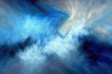 An authentic oil on canvas masterpiece. Artistic abstractsの素材