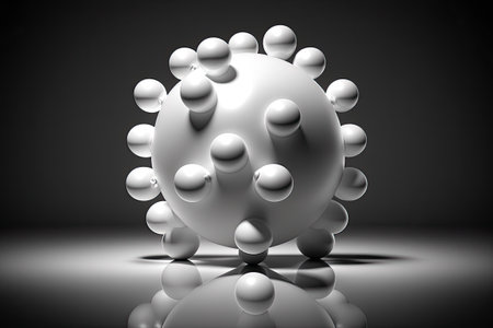 Spotless state of the art white laboratoryの素材