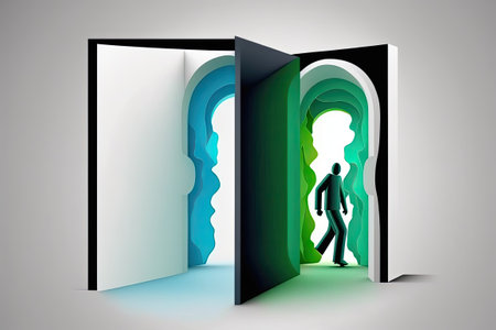 With deliberate action, one can open a dimensional gatewayの素材