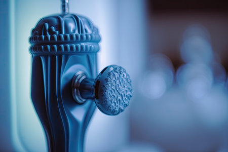 Tight Shot of Frigid Beer Tap (Selective Focus Point)の素材