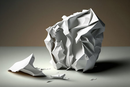 There are numerous flaws in the white paperの素材
