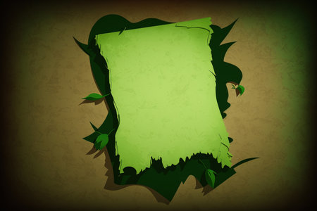 old dark paper green backgroundの素材