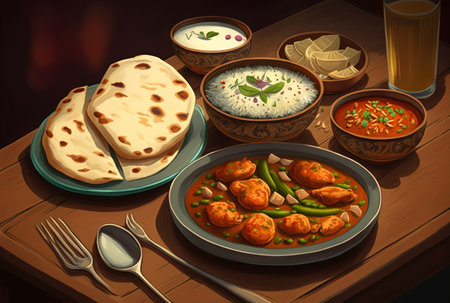 Indian foodの素材