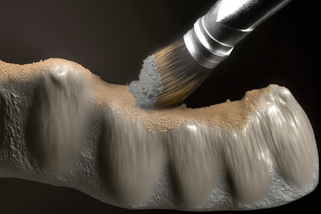 dental macro photography interface brushの素材