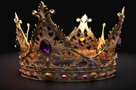 a dazzling Mardi Gras crownの素材