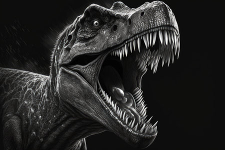 depiction of a velociraptorの素材