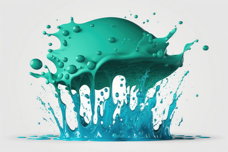Isolated product background water splashの素材