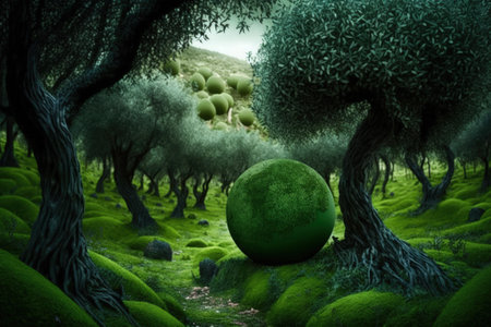 Forest of Green Olivesの素材