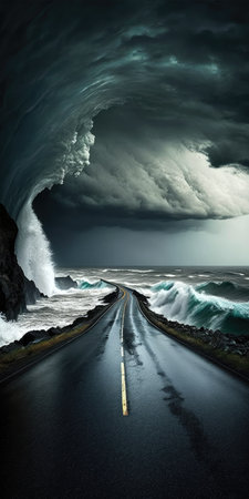 favorable ocean road weatherの素材