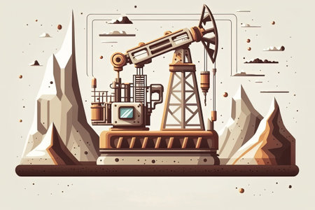 The geological research involving drilling drillingmachineの素材