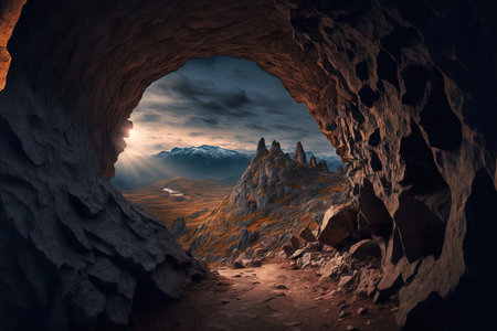Belianska Cave which is situated in the Slovakian portion of the Tatra mountains. (ISO high picture)の素材