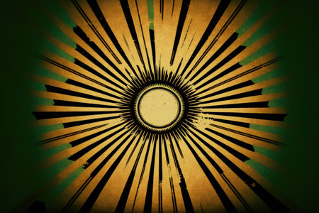 Old antique background with a shining center and an abstract old grunge texture backgroundの素材