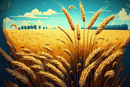 Wheat fieldの素材